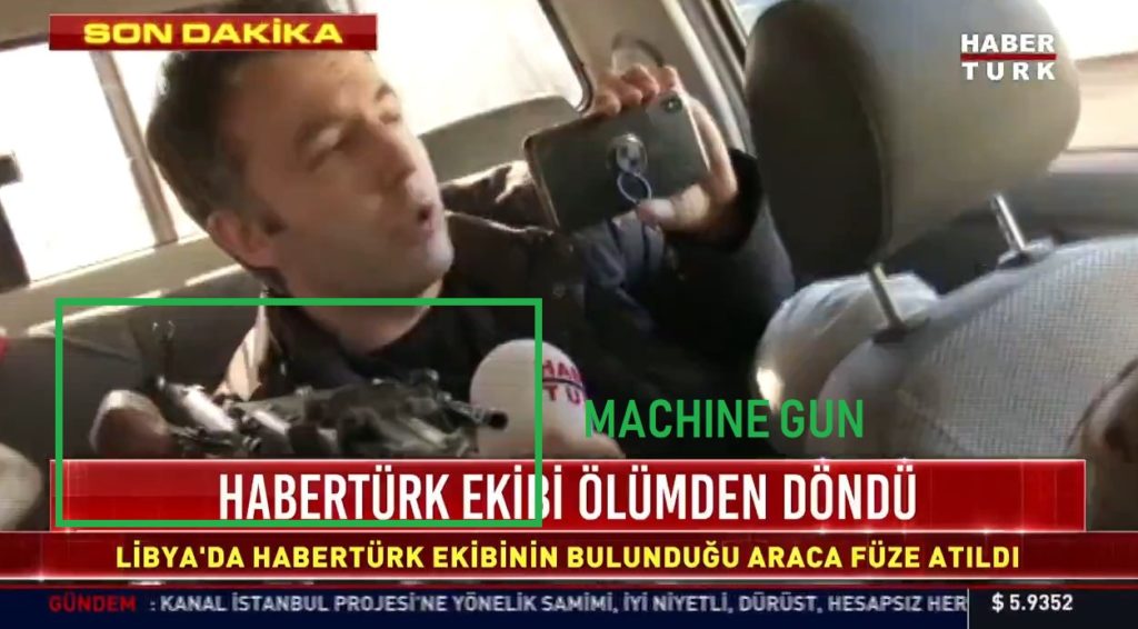 Turkey's Haberturk Film Crew Shelled By Libyan National Army Appeared To Be Traveling With Armed Militants