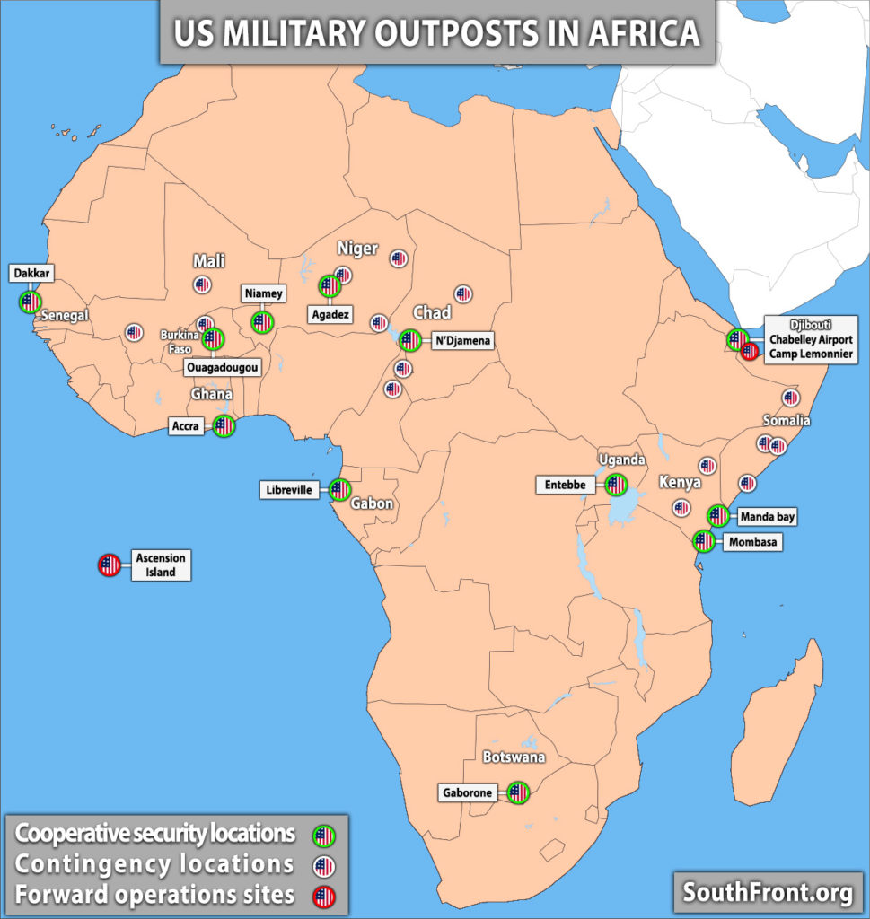 US Military Outposts In Africa (Map Update)