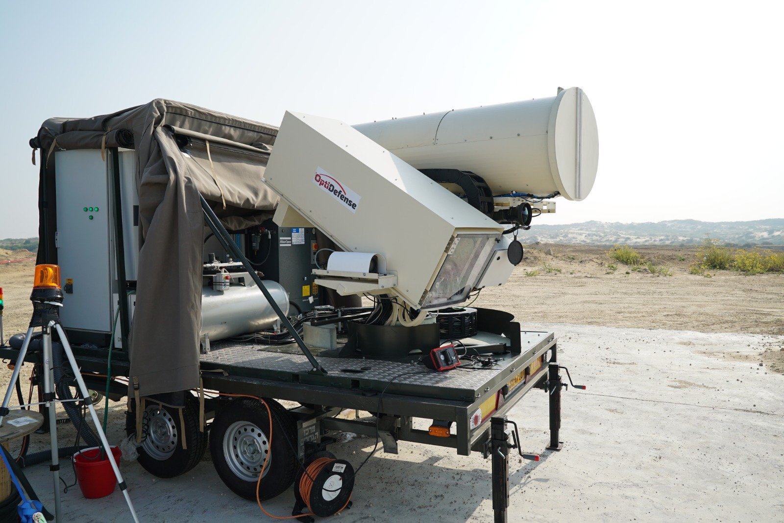 Israel Develops Anti-Balloon and Multicopter Combat Laser