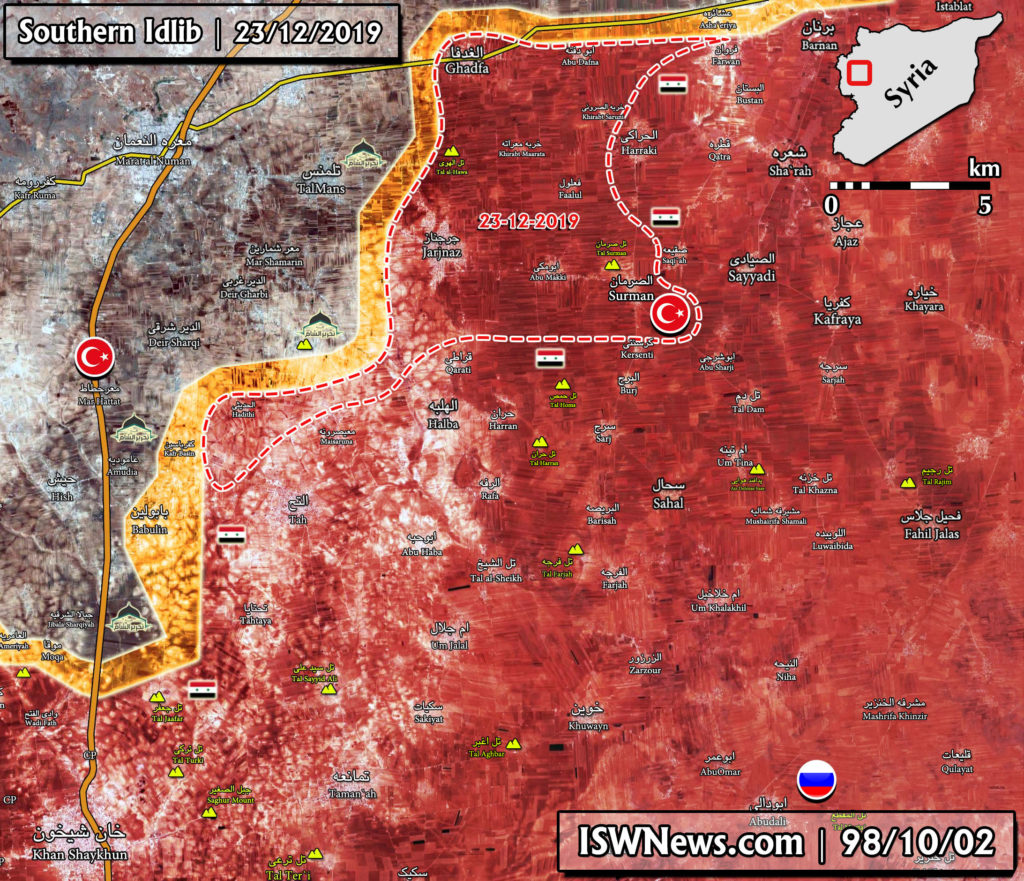 Military Situation In Southern Idlib After Liberation Of Jarjnaz And Nearby Areas (Map Update)