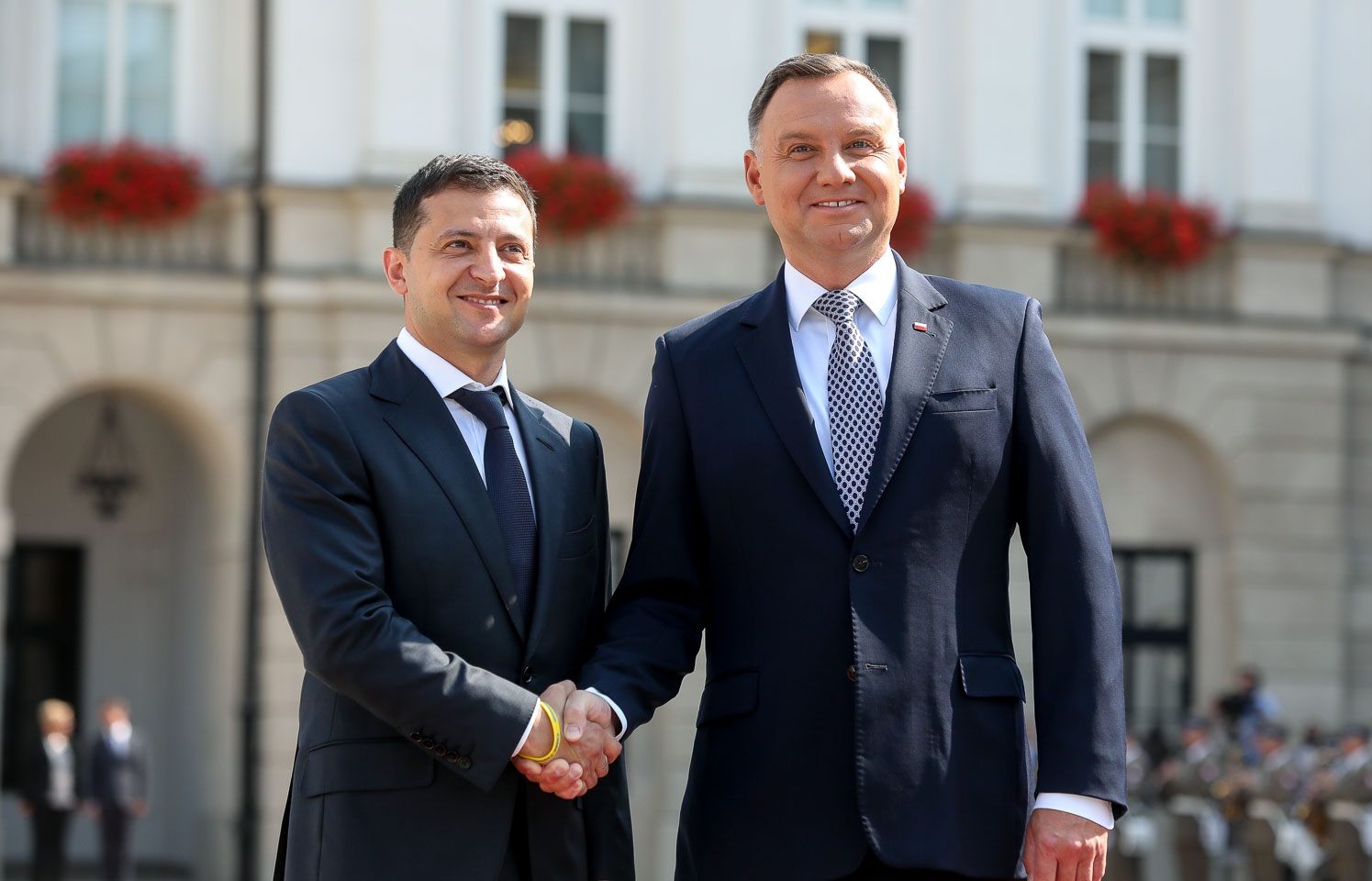 Not Allowed To Speak in Jerusalem, Zelensky and Duda Rewrite History At Poland's Holocaust Remembrance Event