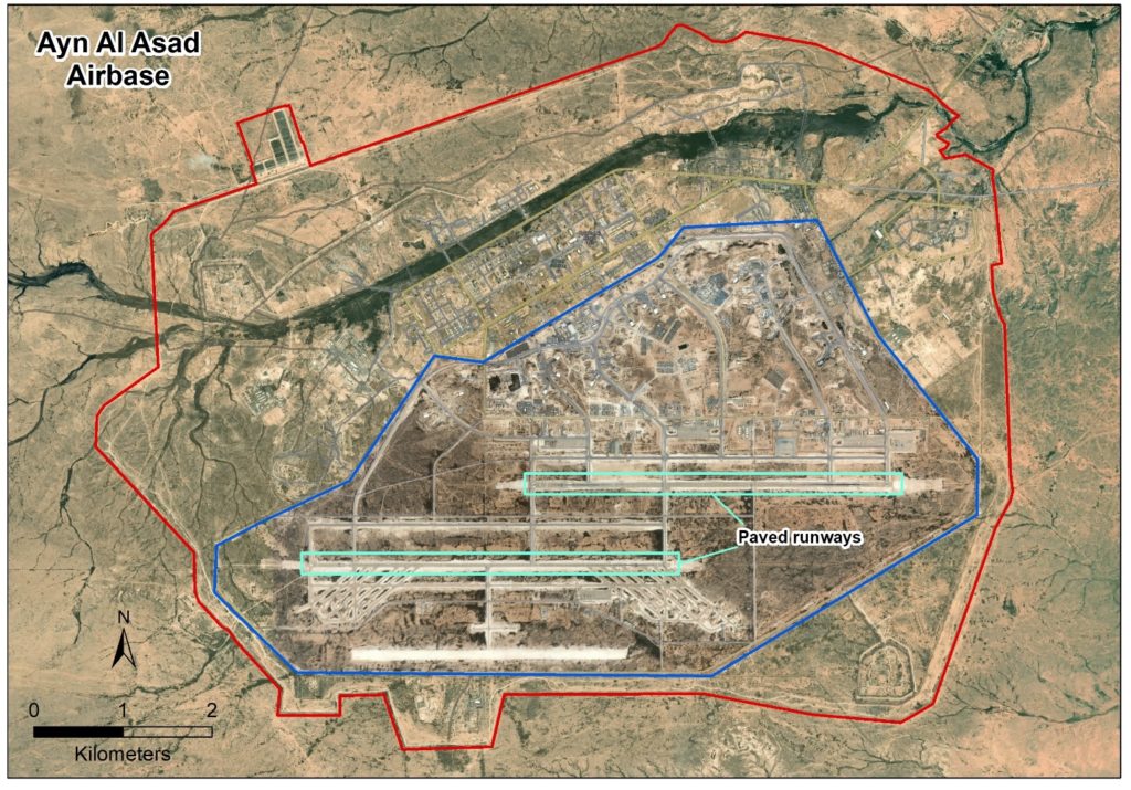 U.S. Releases Drone Video Of Iranian Missiles Strikes On Its Forces At Ayn Al Asad Airbase In Iraq