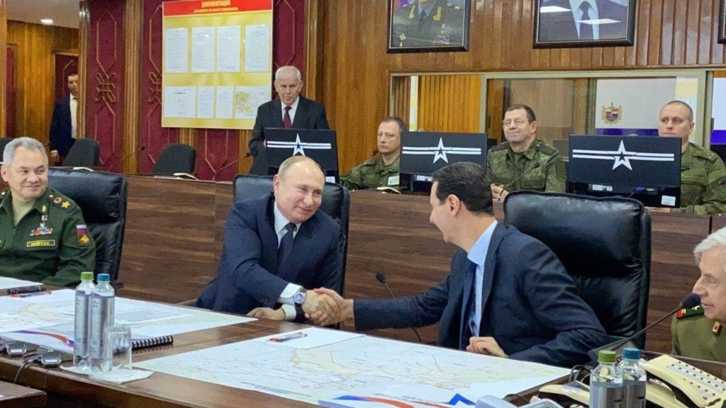 Putin & Top Russian Generals Are On Visit To Syria, Held Talks With Assad (Photos)