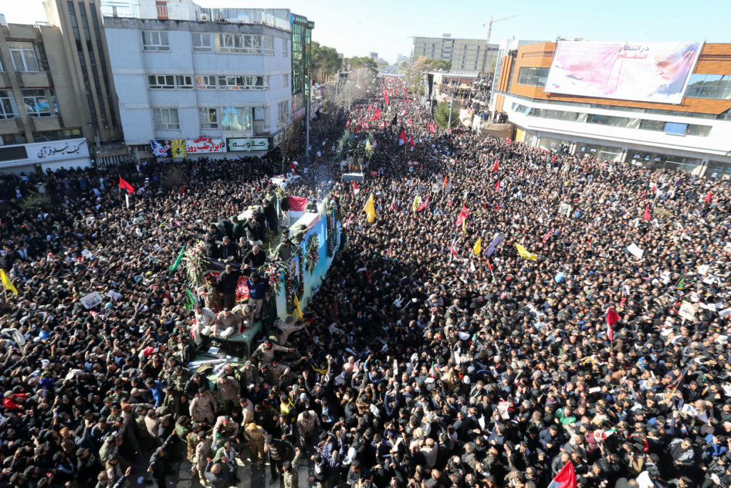 Burial of slain Iranian general Soleimani delayed due to huge crowds, STAMPEDE kills 40 – state media