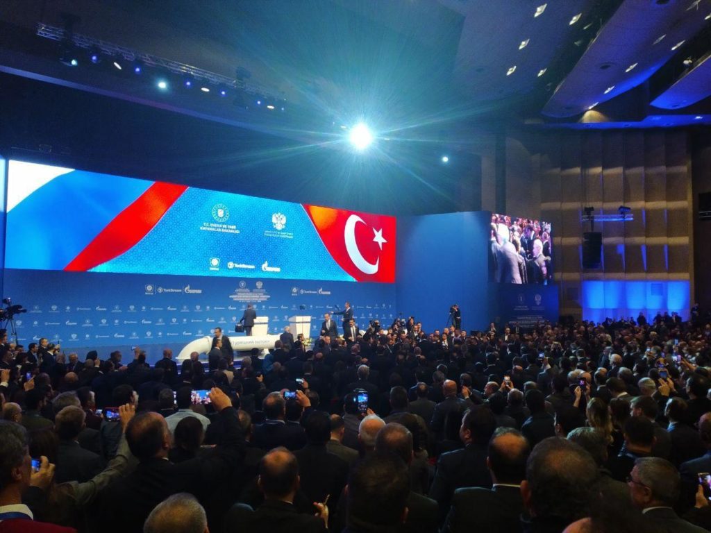 Erdogan & Putin Launch TurkStream Gas Pipeline After Face-To-Face Meeting