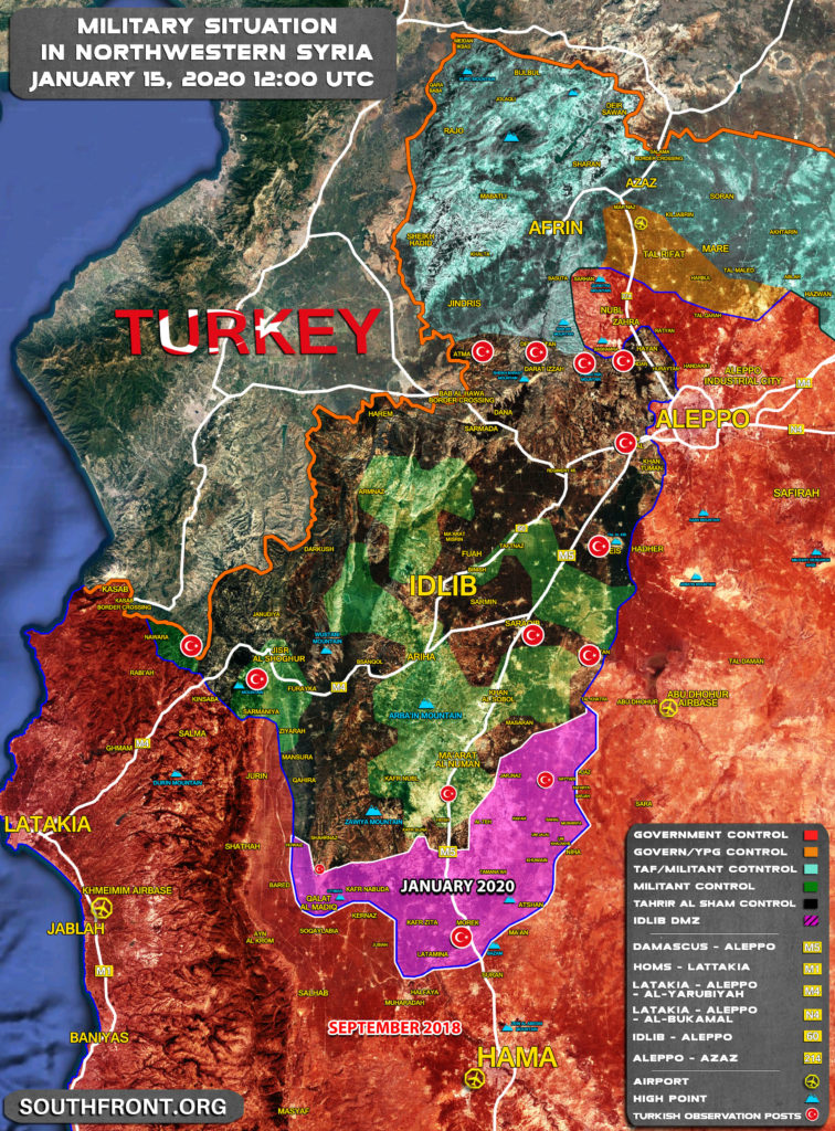 Map Comparison: Military Situation In Southern Idlib In September 2018 And January 2020