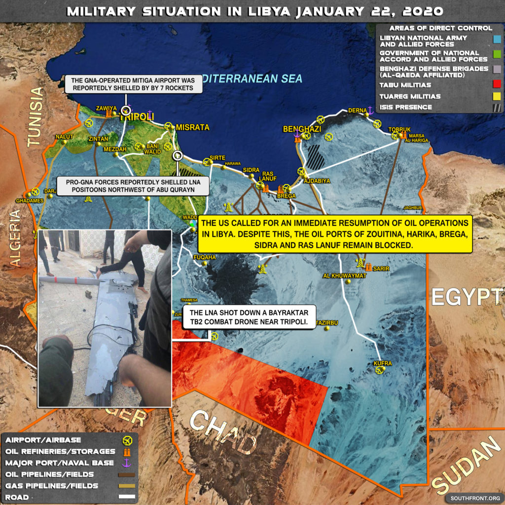 Military Situation In Libya On January 23, 2020 (Map Update)