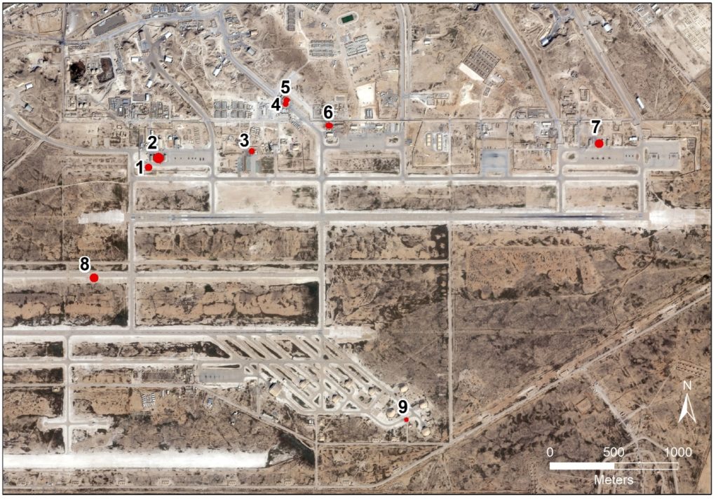 U.S. Releases Drone Video Of Iranian Missiles Strikes On Its Forces At Ayn Al Asad Airbase In Iraq