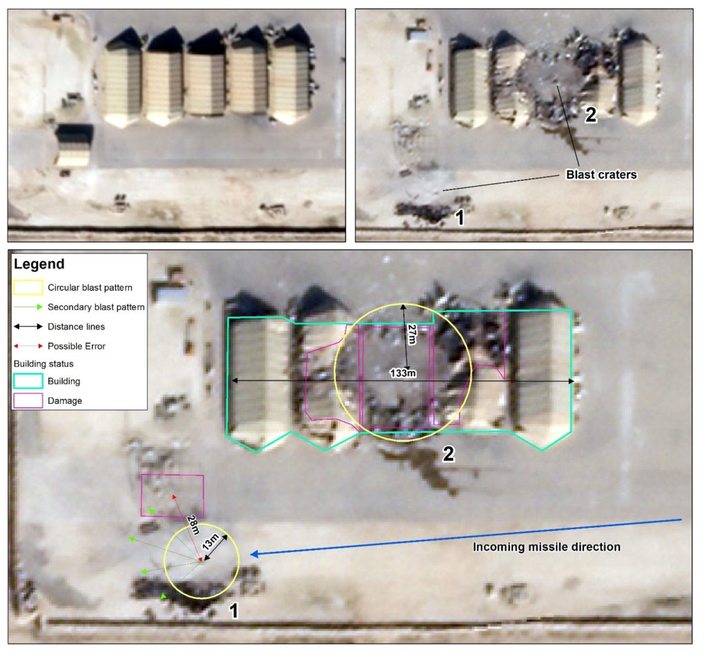 U.S. Releases Drone Video Of Iranian Missiles Strikes On Its Forces At Ayn Al Asad Airbase In Iraq