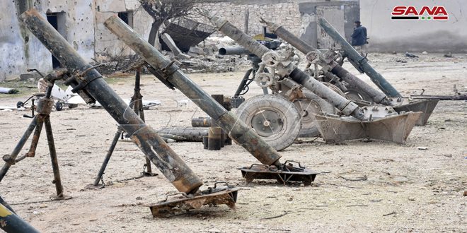 Syrian Army Finds Weapons, Including TOW Launcher, In Southeast Idlib (Photos)