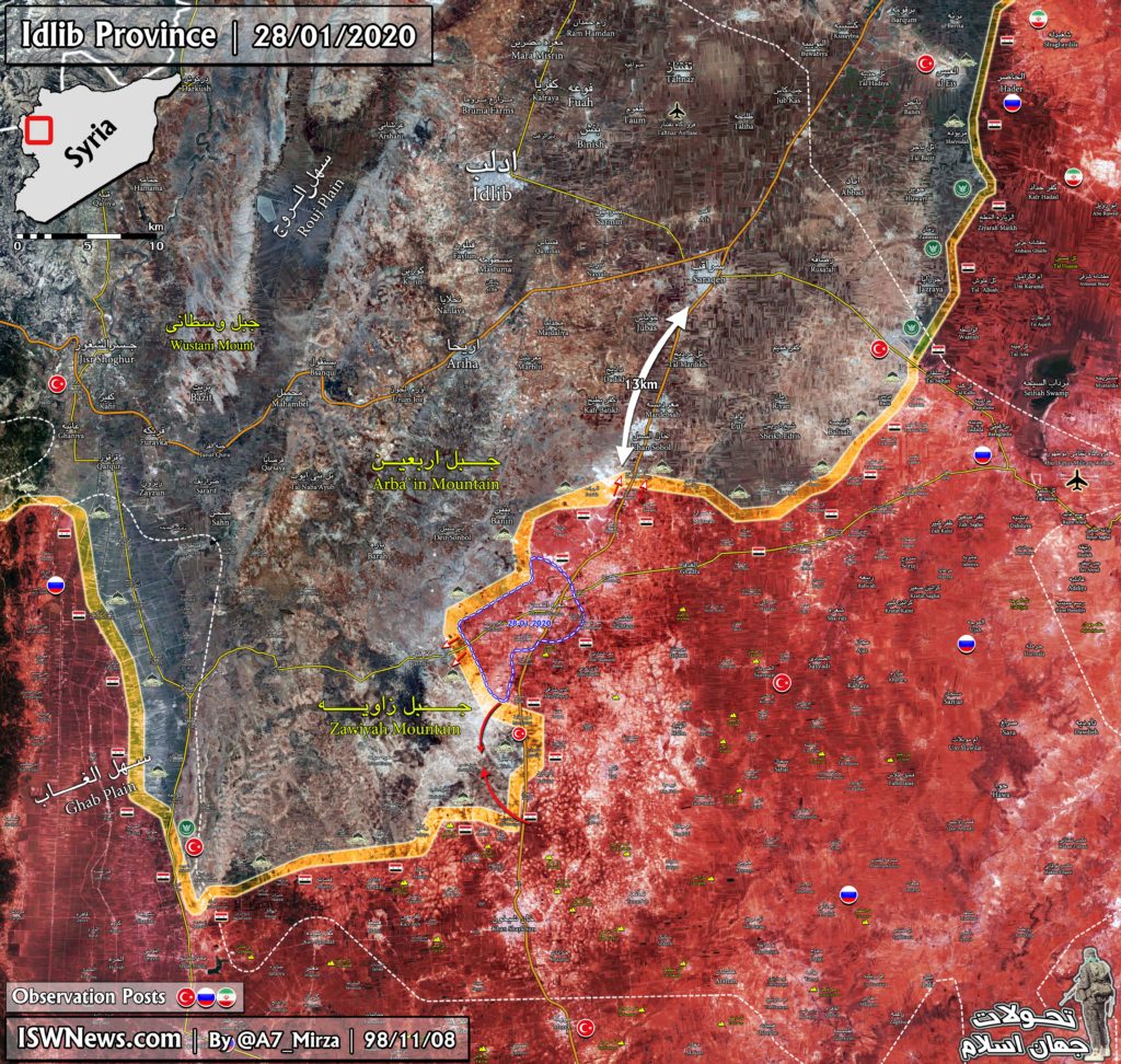 In Photo: Syrian Army Troops In Maarat Al-Numan