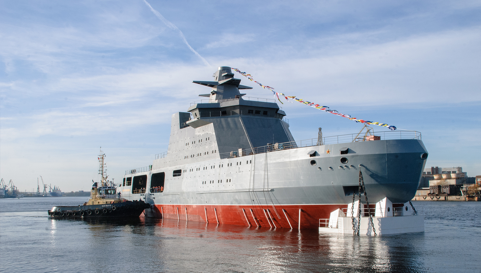 Russia's FSB To Receive a Project 23550 Patrol Icebreaker