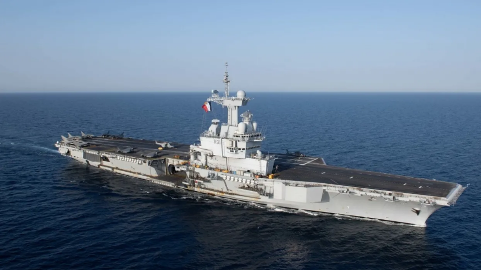 France Deploys Its Sole Aircraft Carrier The "Charles de Gaulle" to the Middle East