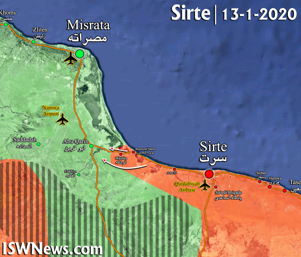 Military Situation In Libya On January 13, 2020 (Map Update)