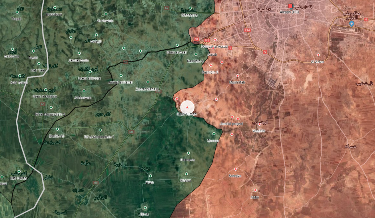 Syrian Army Captures Khan Tuman In Southwest Aleppo