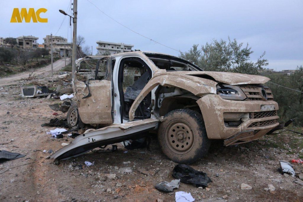 In Photos: Impact Site Of Strikes On Turkish Forces In Eastern Idlib