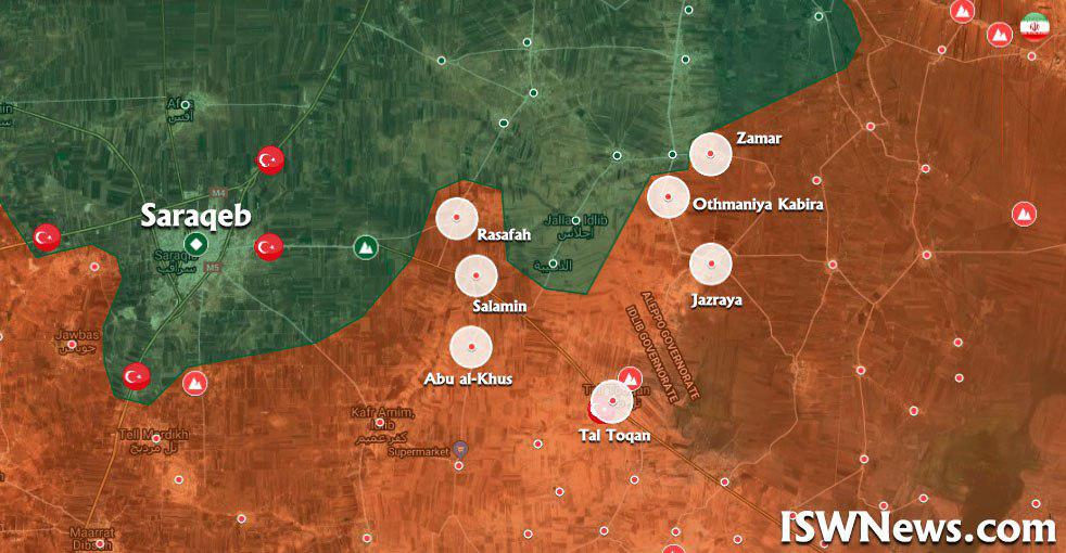 Syrian Army Liberated Resafah And Advances Further To Encircle Saraqib