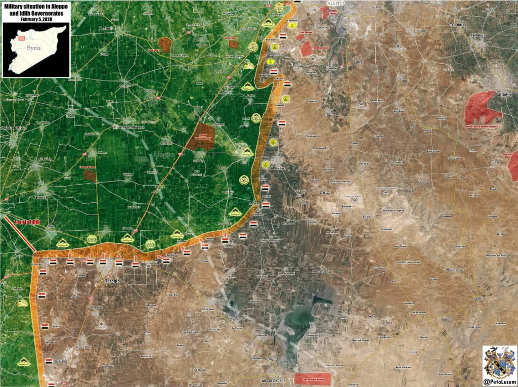 Syrian Army Cuts Off M5 Highway North Of Saraqib