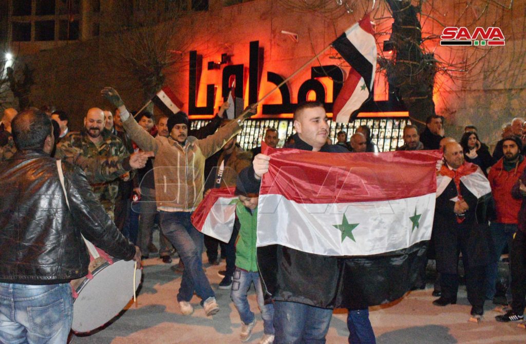 In Photos: People Celebrating Liberation Of Western Aleppo From Militants