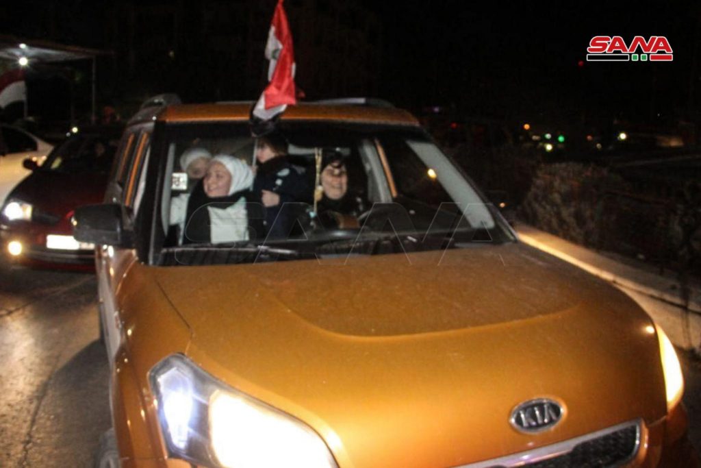 In Photos: People Celebrating Liberation Of Western Aleppo From Militants