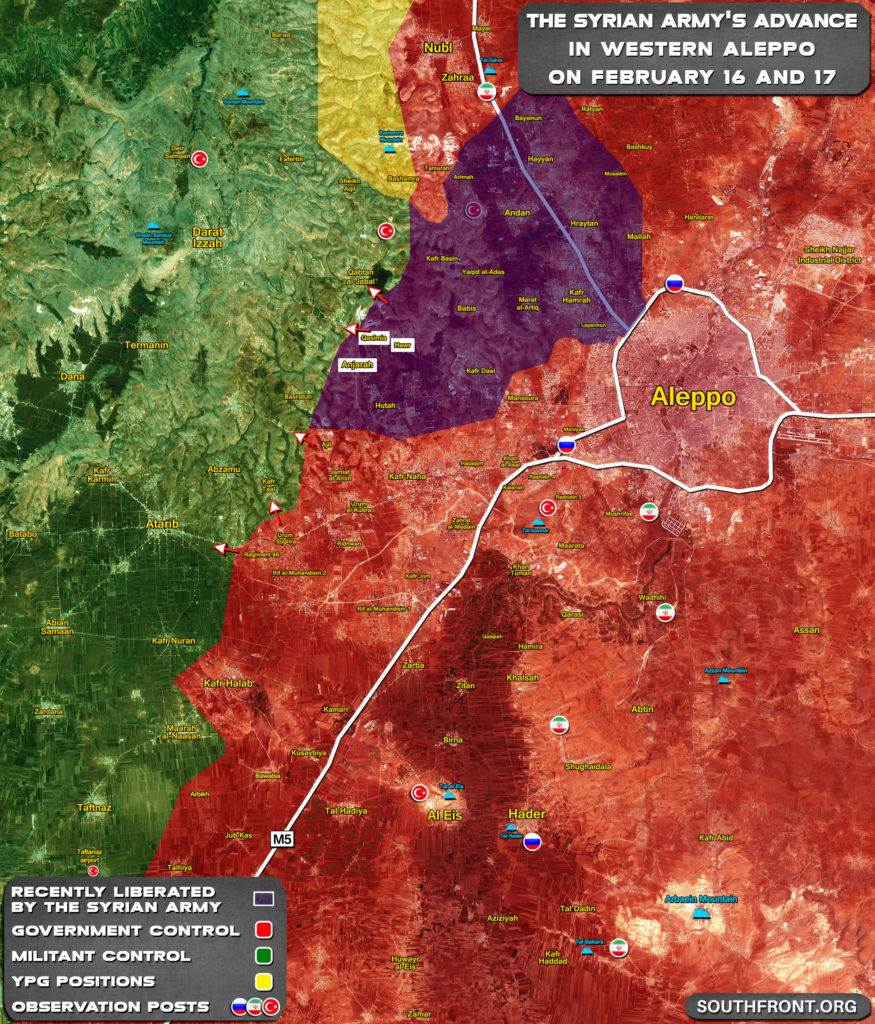 Turkish-backed Forces' Defense Collapses In Western Aleppo Even Further (Map Update)