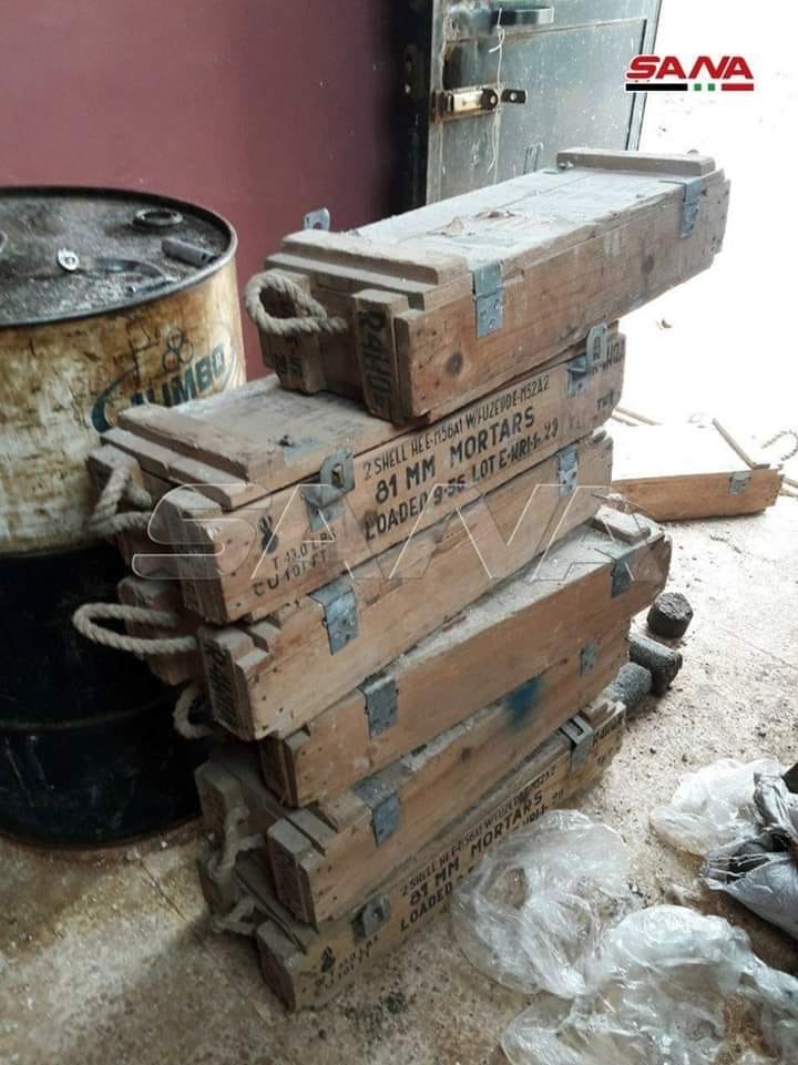 In Photos: Military Equipment And US-made Ammunition Captured By Syrian Army In Idlib