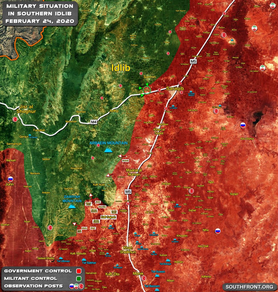 Turkish-led Forces Reenter Nayrab Amid Collapse Of Their Defense In Southern Idlib (Maps)