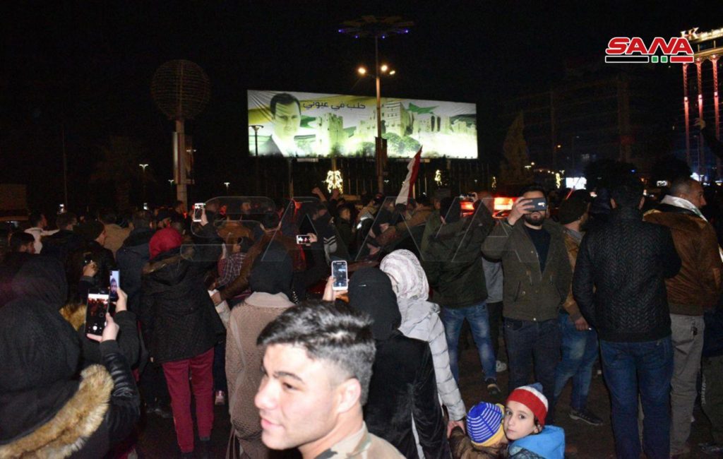 In Photos: People Celebrating Liberation Of Western Aleppo From Militants