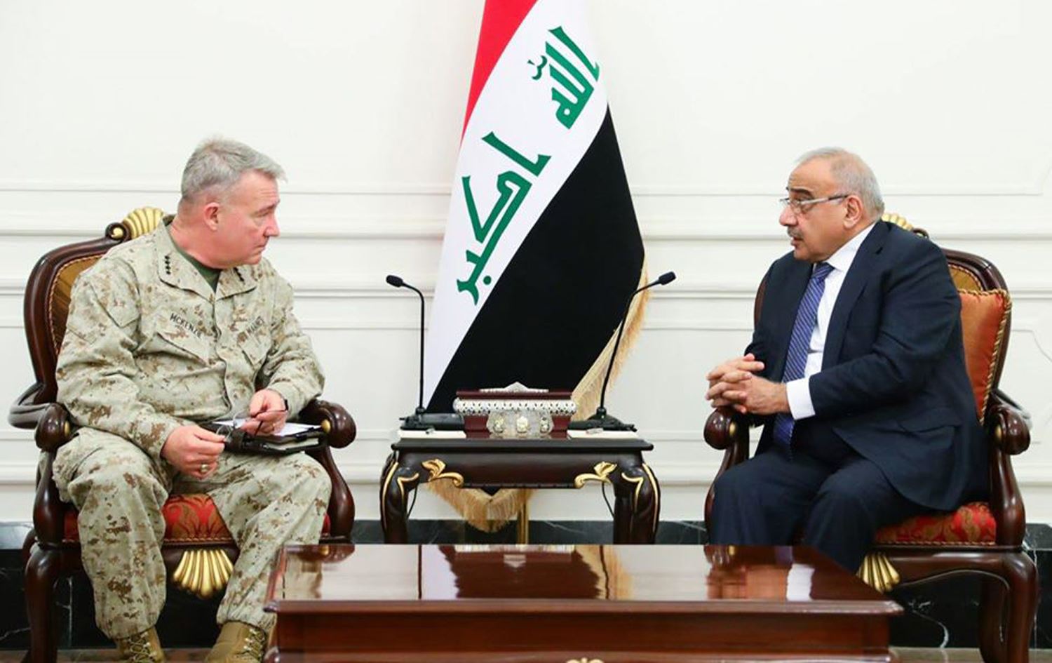 US CENTCOM Commander Visited Iraq In Attempt to Mend Relations