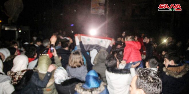 In Photos: People Celebrating Liberation Of Western Aleppo From Militants