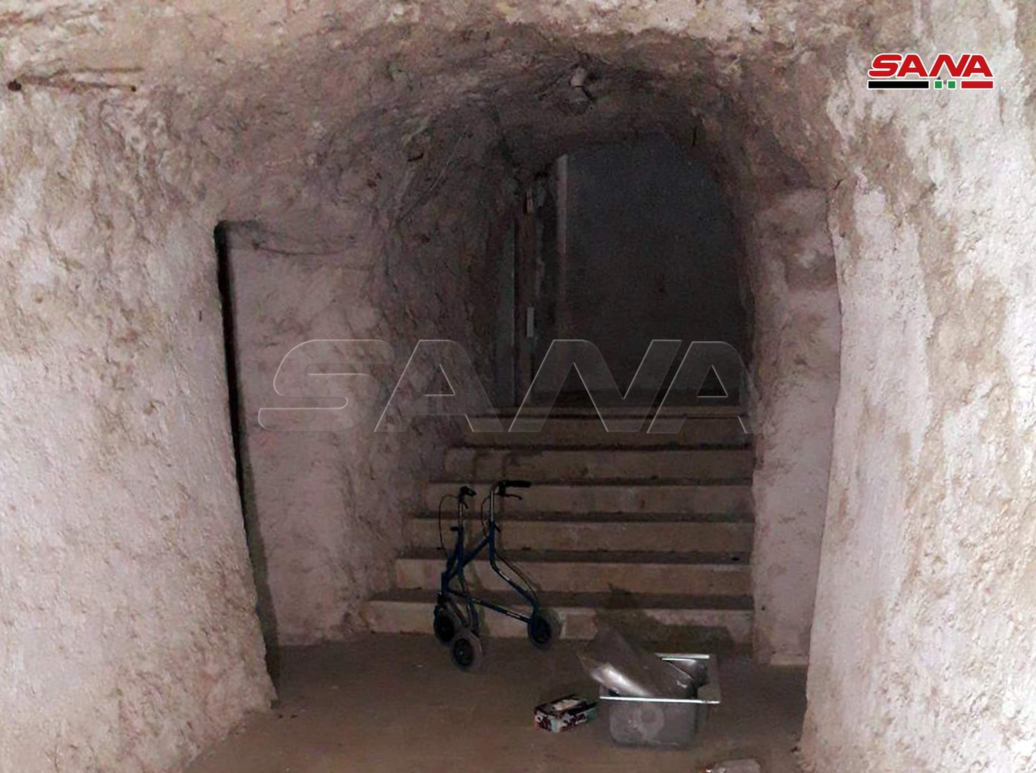 In Photos: Syrian Army Uncovers Fortified Headquarters In Saraqib City