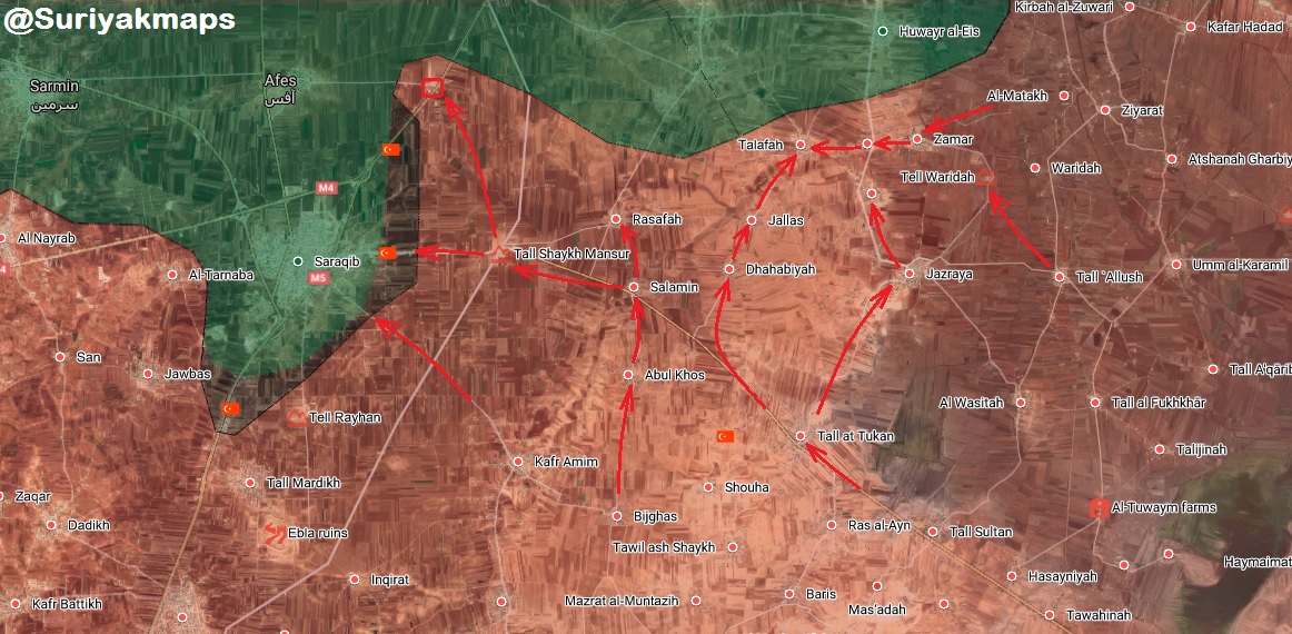 Syrian Army Captures Saraqib’s Eastern Entrance