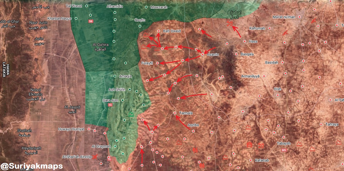 Syrian Army Liberates Kafar Aweed, Imposes Fire Control Of Al-Ghab Plain