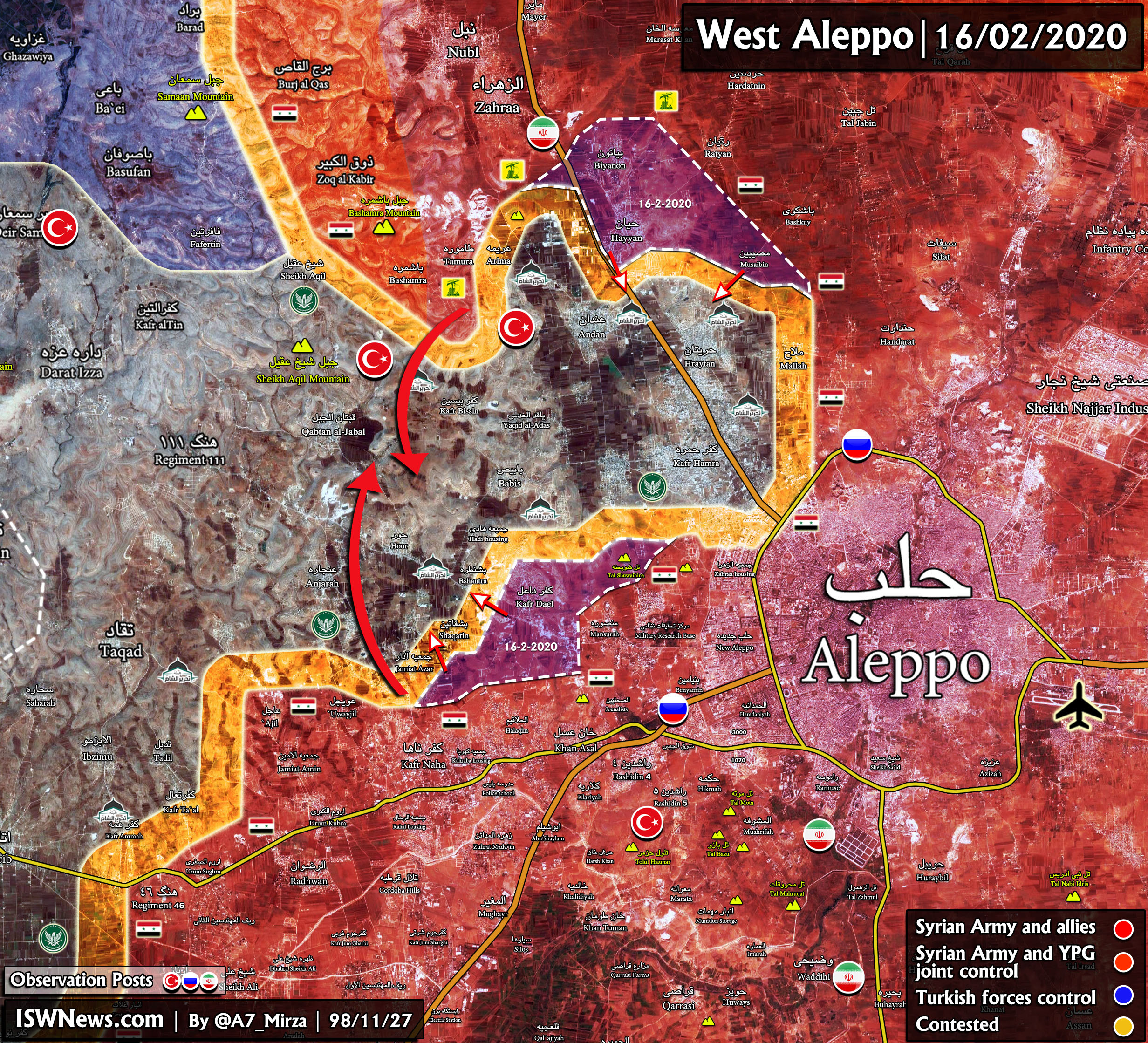 Syrian Army Sweeps Through Northern, Northwestern Aleppo As Militant Positions Collapse