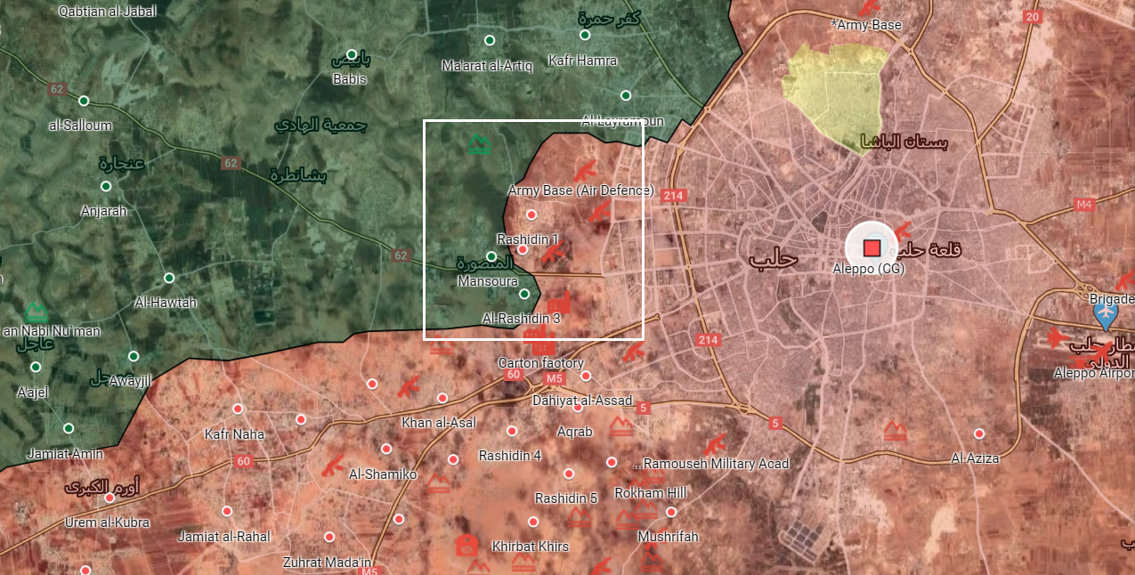 Syrian Army Secures Several Urban Areas In Aleppo City Outskirt