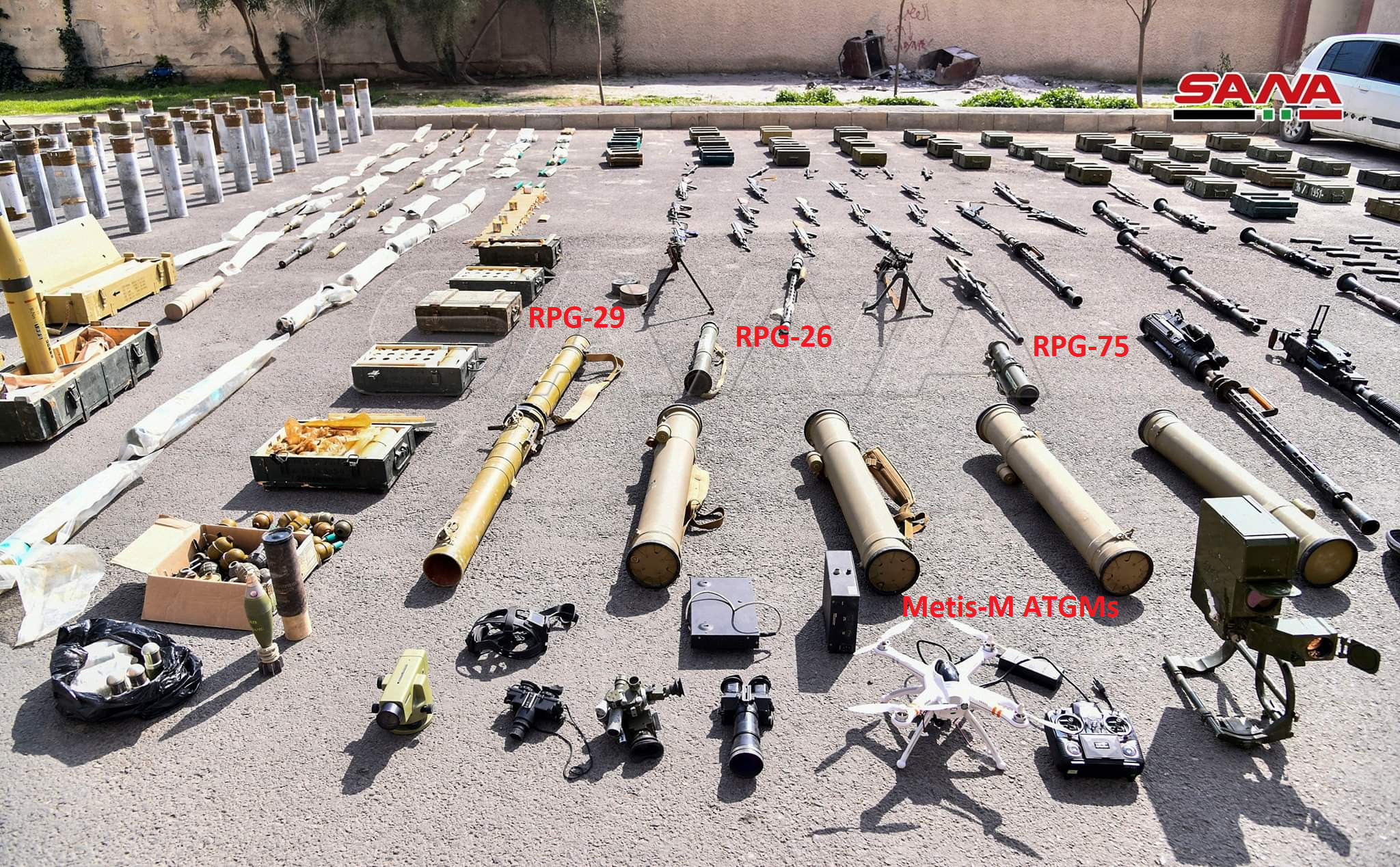 Syrian Army Uncovers Loads Of Weapons, Including Guided Missiles, In Southern Region (Video)