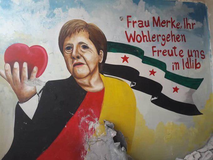 In Photos: Idlib Militants Fell In Love With Angela Merkel