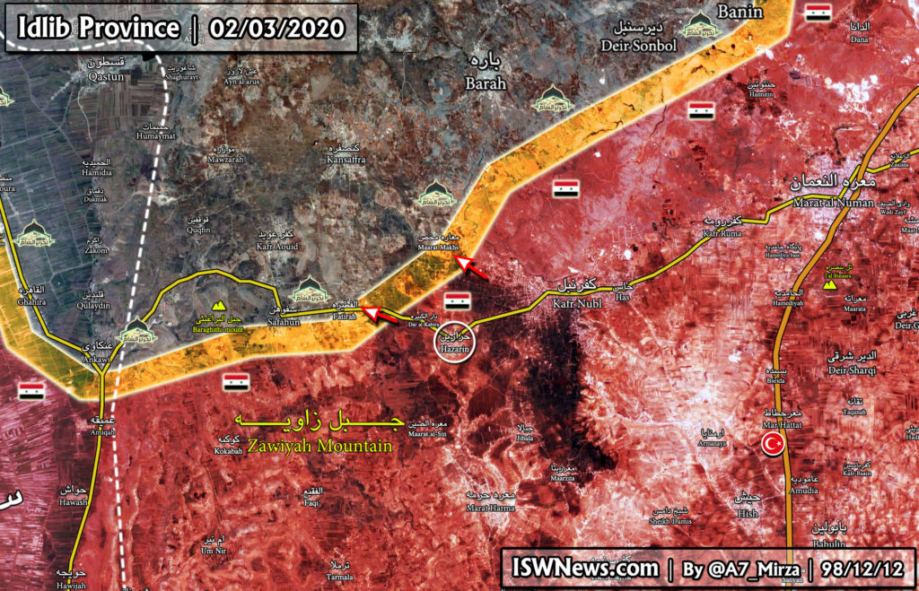 Turkish-led Forces Retreat From Hazarin And Dar al-Kabirah In Southern Idlib (Map Update)