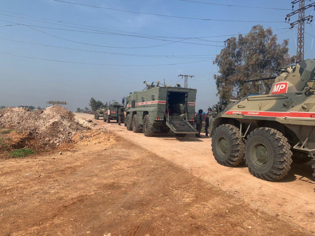 Photo, Video: Russian Military Police Waiting Turks For First Joint Patrol On M4 Highway