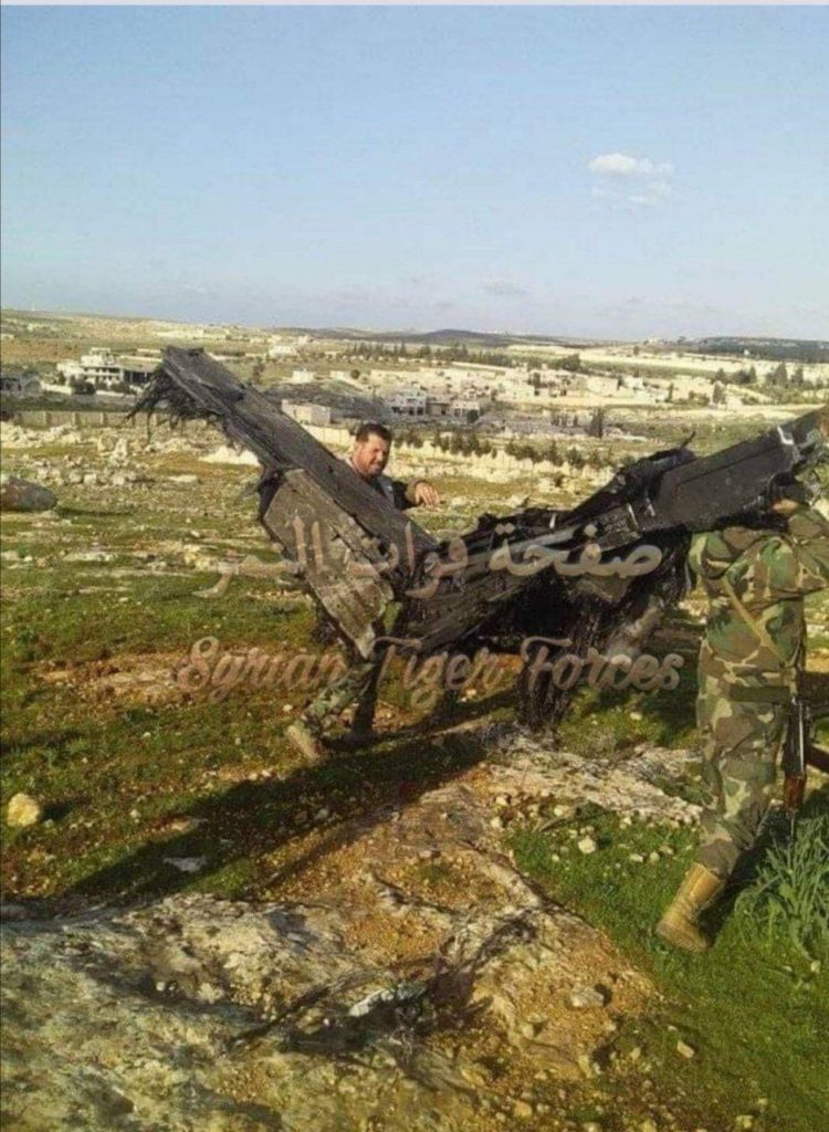 In Photos: Syrian Troops Shot Down Turkish Bayraktar TB2 Combat Drone Near Saraqib