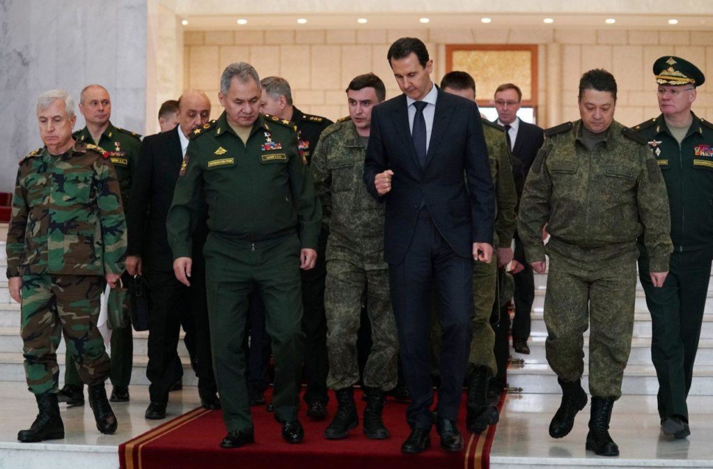 Russian Defense Minister Visits Syria To Meet With Assad