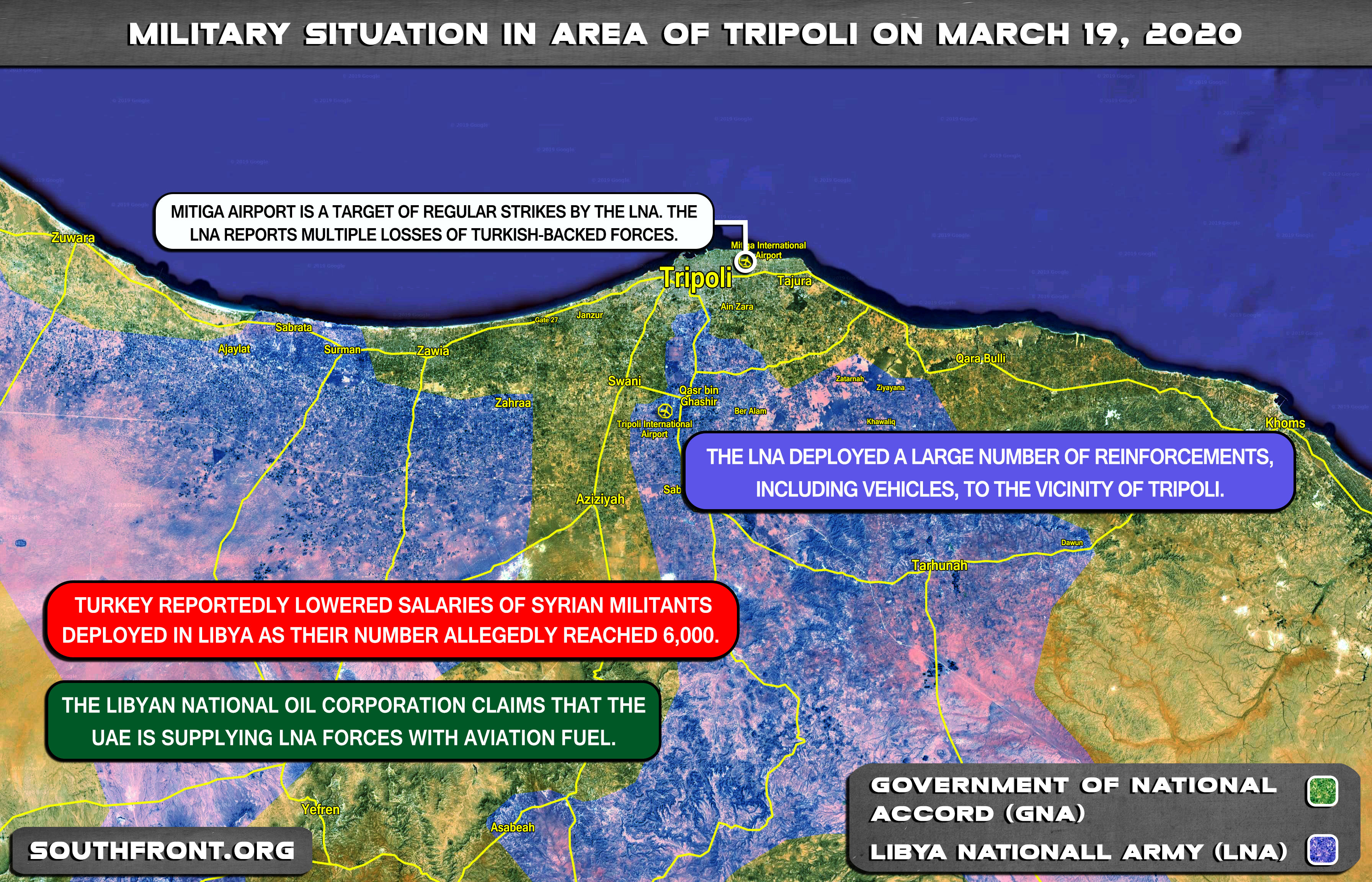 UAE Supplying Haftar's Forces With Fuel, As Push On Tripoli Continues