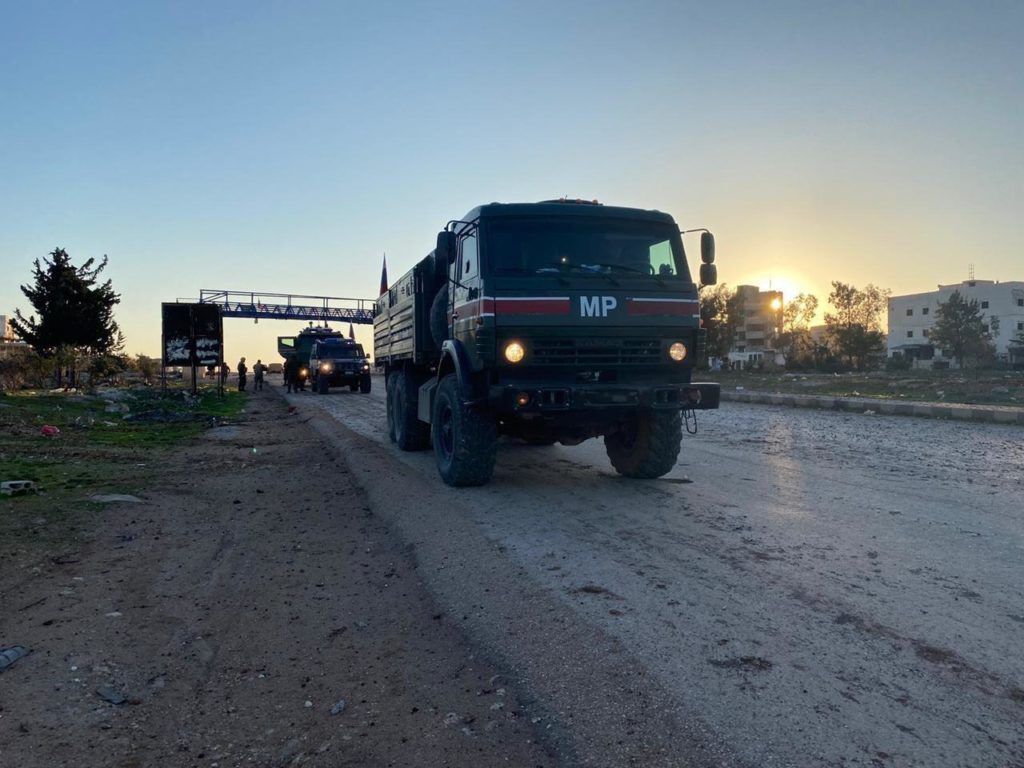 First Video Showing Russian Military Police In Saraqib Appears Online