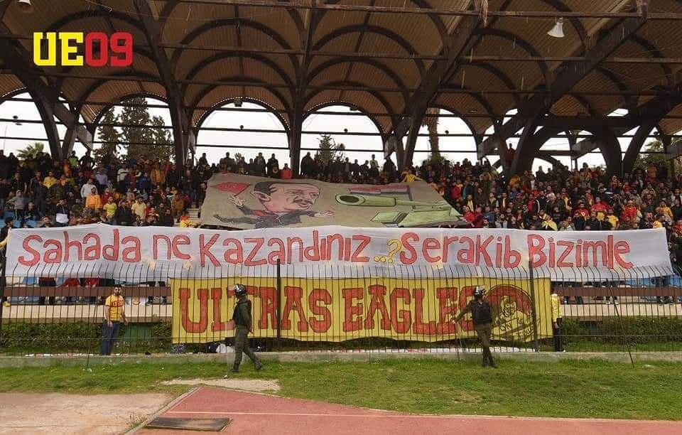 In Photos: Syrian Footbal Fans Say 'Hello' To Turkish President Erdogan