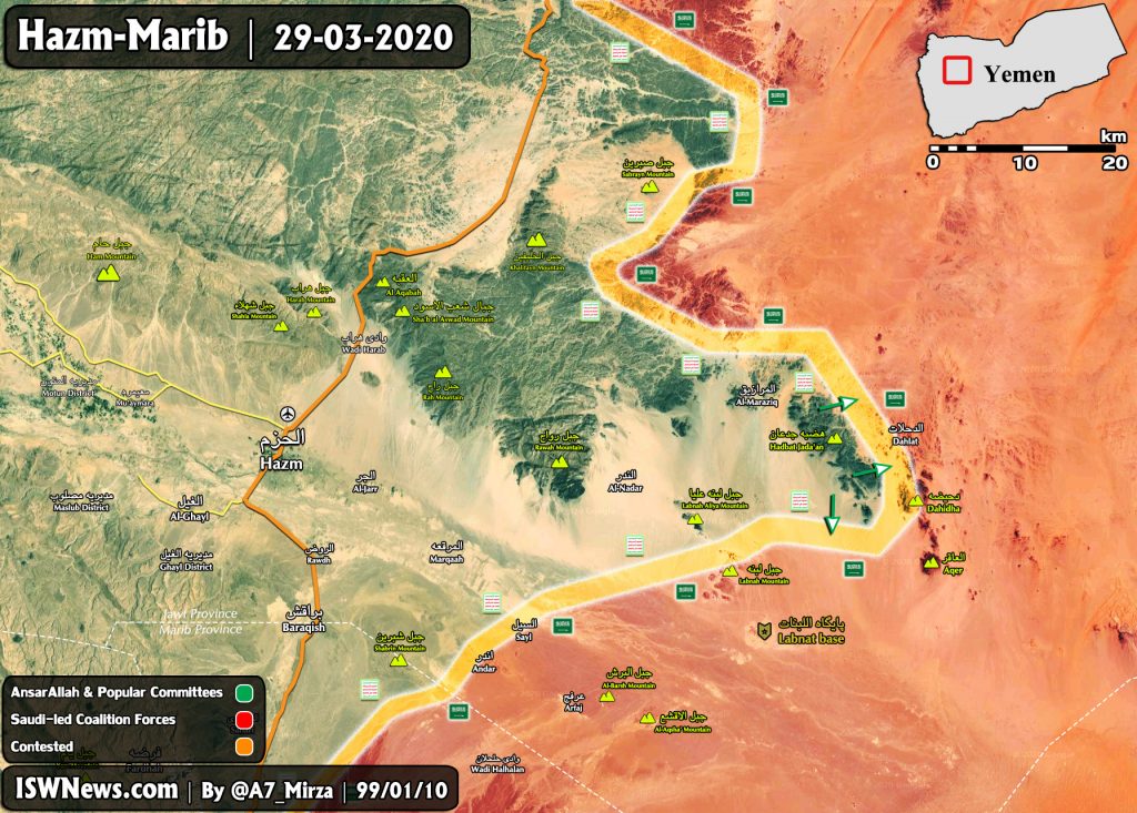 Military Situation In Yemen On March 30, 2020 (Map Update)