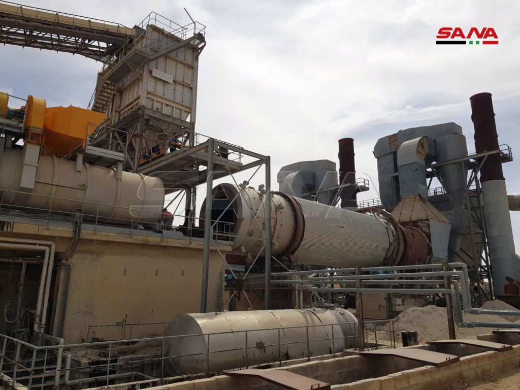 Syria Finalizing Reconstruction Works At Khneifis and al-Sharqiya Phosphate Factories (Photos)