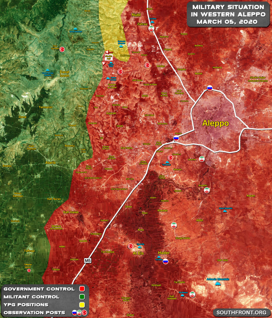 Syrian Troops Recapture Sheikh Aqil From Turkish-backed Al-Qaeda Militants (Map Update)