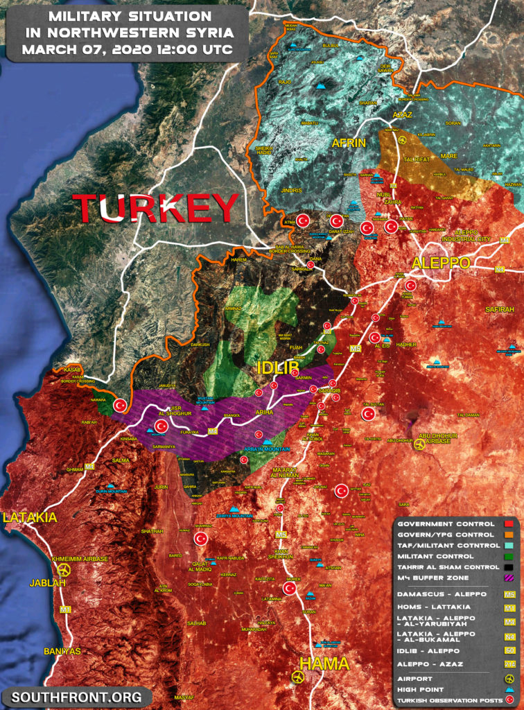 Erdogan Forces Remove Earth Mounds From M4 Highway After Idlib "Moderates" Kill 2 Turkish Soldiers