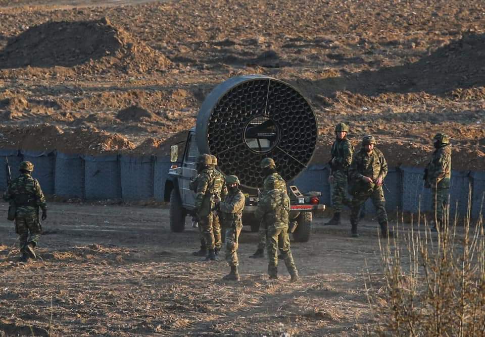 Greek Border Guards Deploy Massive Fans Against Tear Gas, Start Building Border Wall