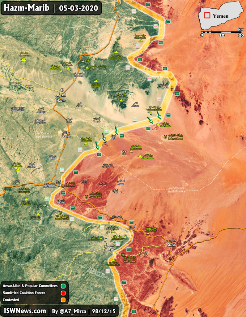 Saudi-backed Forces Are Retreating In Yemen's Al-Jawf Province (Map Upate)